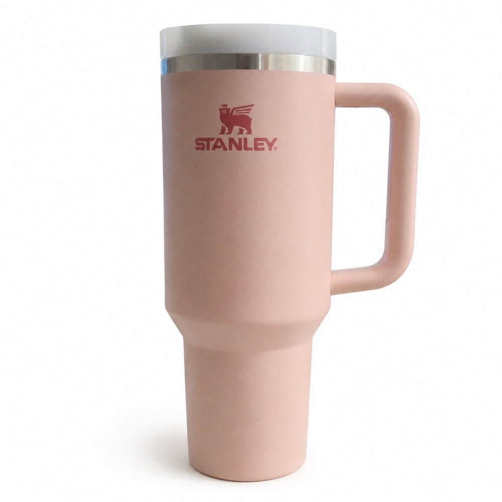 Stanley Quencher H2.0 FlowState Tumbler 40oz Rose Quartz Pink Insulated Cup
